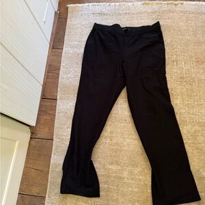 Eileen Fisher Black Straight Leg Pants
